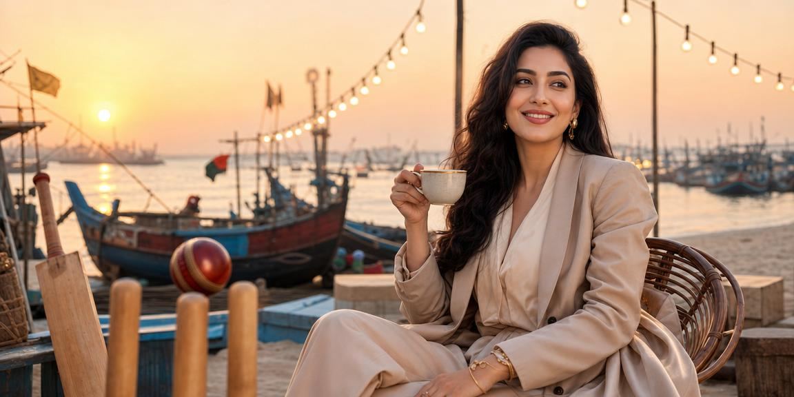 কক্সবাজার সমুদ্র সৈকতে বসে ক্রিকেট বেটিং উপভোগ করছেন একজন ব্যবহারকারী